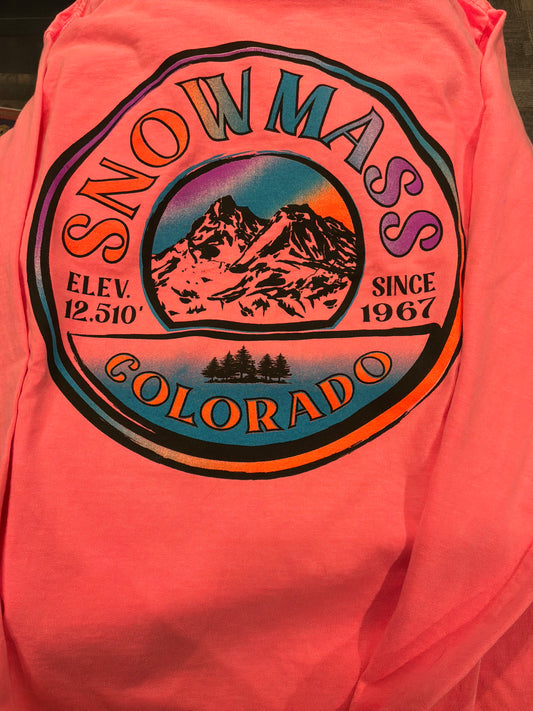 Adult LS Snowmass Vibrant Colors