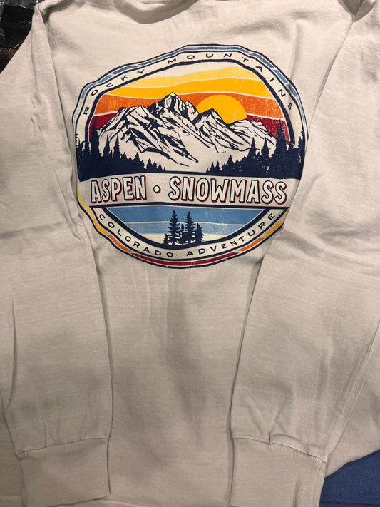 Adult LS Rocky Mountains tee